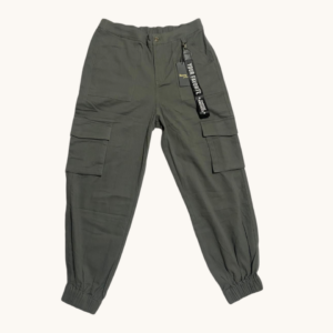 Pantalón de cargo tipo Jogger color gris oscuro para hombre