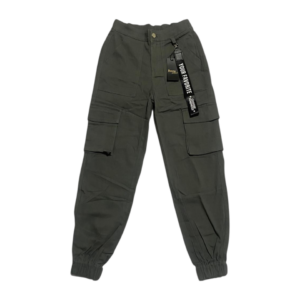 Pantalón de cargo tipo Jogger color gris oscuro para hombre