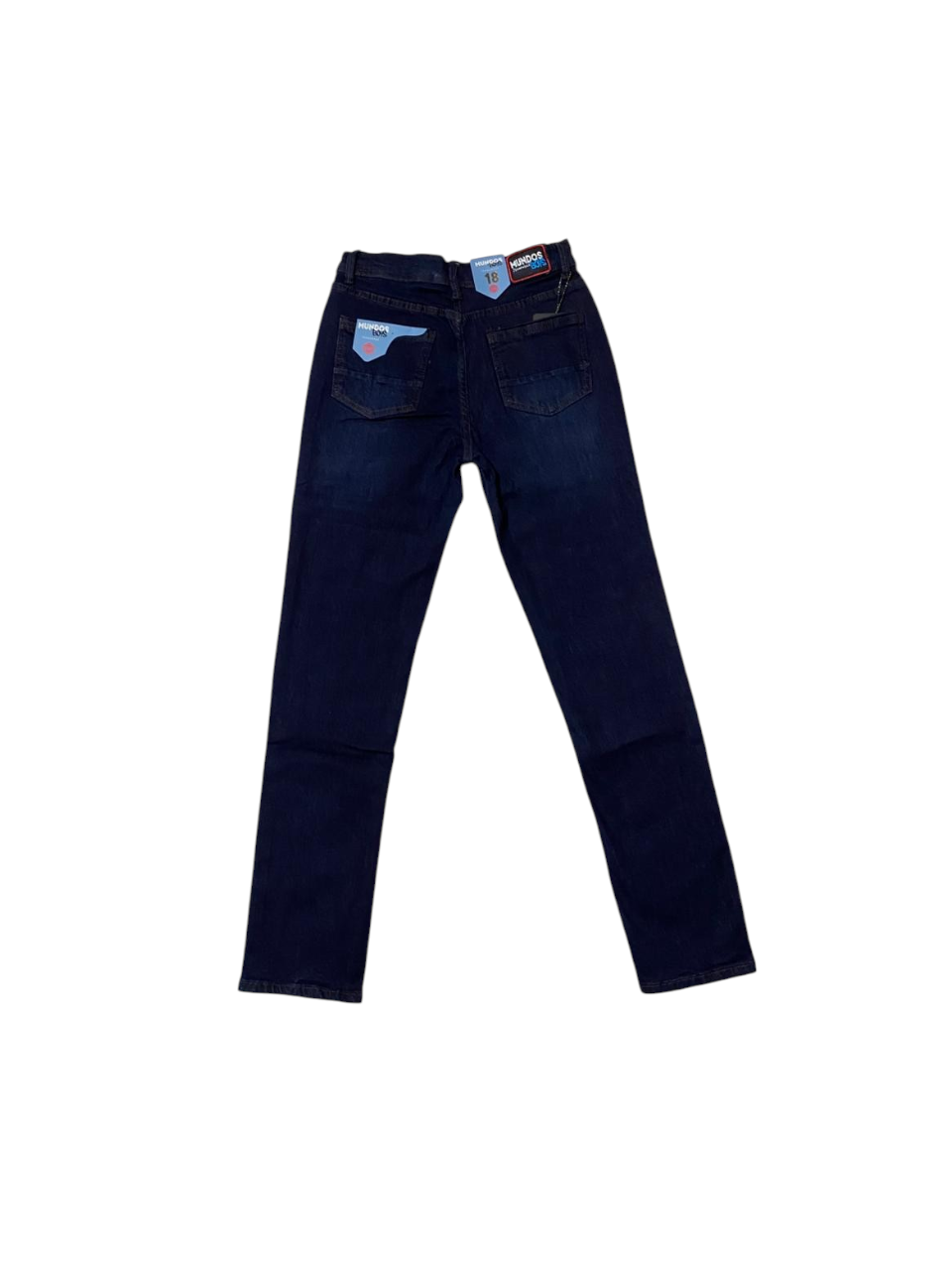 Pantalón de lona para niño, color azul marino oscuro - Imagen 2