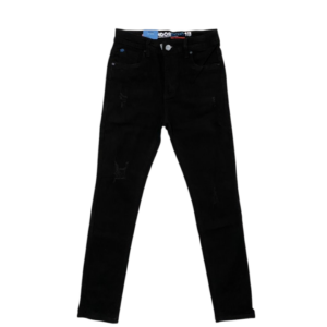 Pantalón de lona para niño, color negro