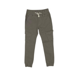 Pantalón, Cargo Jogger de Niño en Color, Gris topo