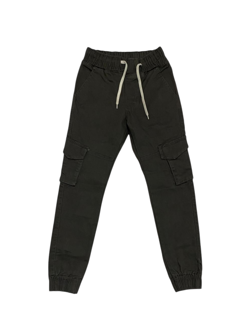 Pantalón Cargo Jogger de Niño en Color Gris Oxford