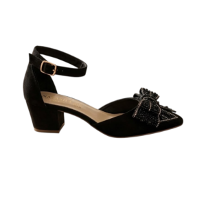 Tacón color negro para mujer